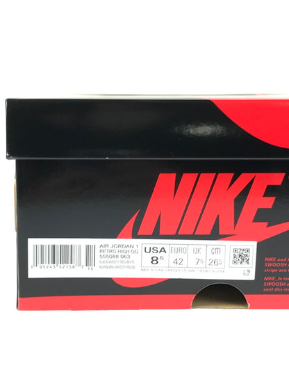 【中古美品】【メンズ】 NIKE ナイキ スニーカー 160-240724-hi-7-tag サイズ：26.5cm US 8.5 カラー：BLACK/VARSITY RED-WHITE 万代Net店