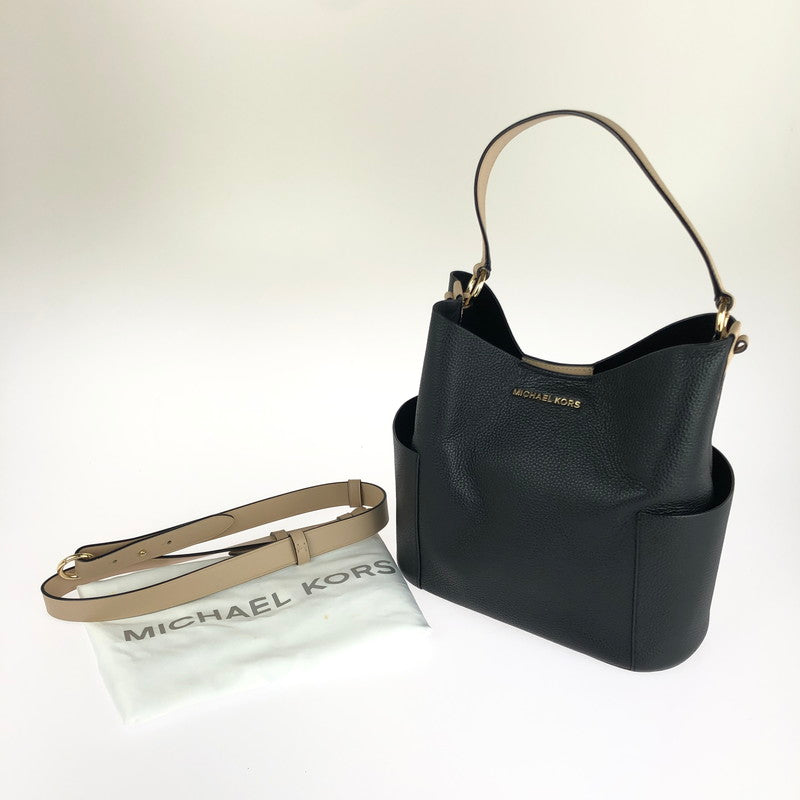 【中古品】【レディース】 Michael Kors マイケルコース  30S0GBFL2L BEDFORD BUCKET SHOULDER BAGベッドフォード バケット ショルダーバッグ カバン 180-240801-mo-3-tag カラー：ブラック 万代Net店