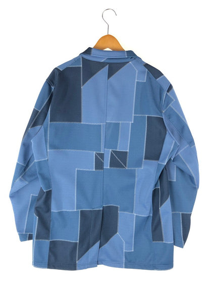 【中古品】【メンズ】 Needles ニードルス POLY JACQUARD JACKET IN193 ポリジャガード ジャケット アウター テーラードジャケット 140-240724-mo-1-tag サイズ：M カラー：ブルー 万代Net店