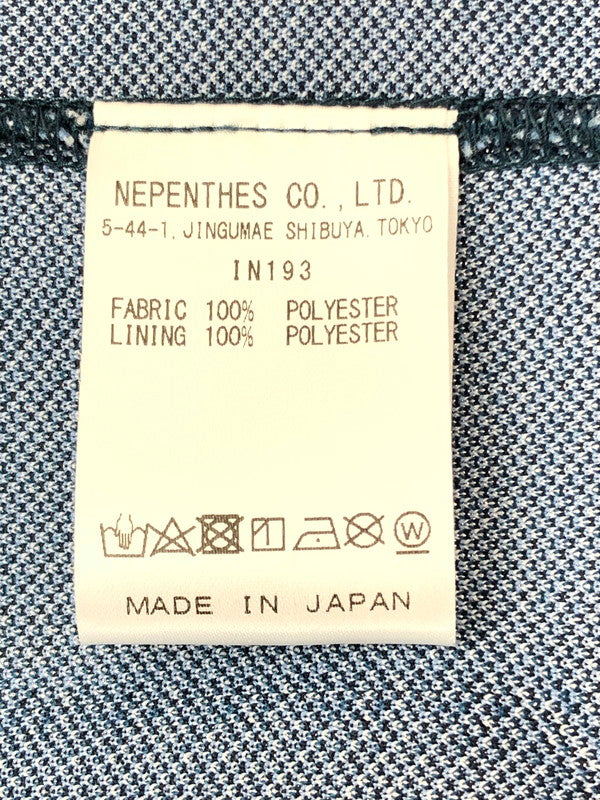 【中古品】【メンズ】 Needles ニードルス POLY JACQUARD JACKET IN193 ポリジャガード ジャケット アウター テーラードジャケット 140-240724-mo-1-tag サイズ：M カラー：ブルー 万代Net店