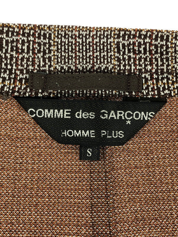 【現状渡し品】【メンズ】 COMME des GARCONS HOMME PLUS コムデギャルソンオムプリュス 02SS TAILORED JACKET テーラードジャケット アウター 140-240726-mo-4-tag サイズ：S カラー：ブラウン 万代Net店