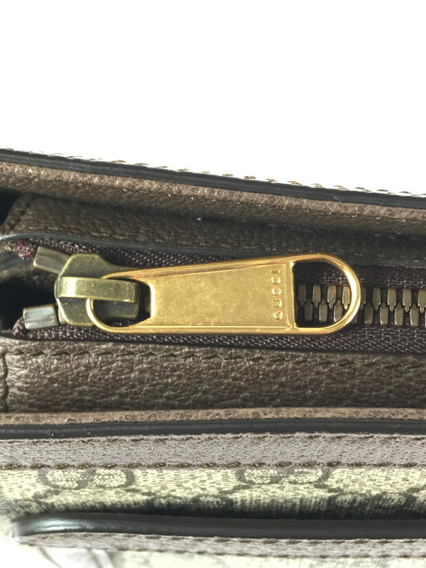 【中古品】【レディース】 GUCCI グッチ  GGスプリーム キャンバス 523354 ミディアム ショルダーバッグ カバン 180-240725-yk-3-tag カラー：ベージュ/エボニー×ブラウン×ウェブ 万代Net店