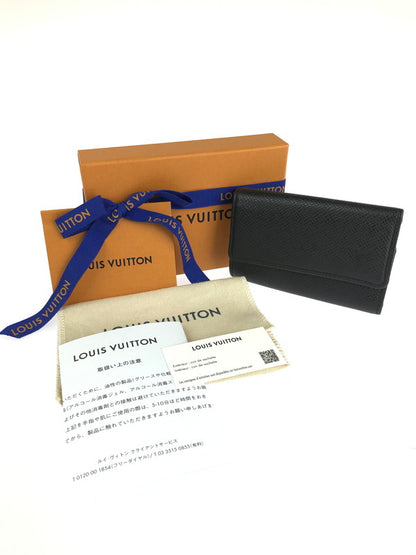 【中古品】【メンズ】 LOUIS VUITTON ルイ・ヴィトン  タイガ ミュルティクレ 6アルドワーズ M60532 6連キーケース 小物 服飾雑貨 179-240729-yk-10-tag カラー：BLACK 万代Net店