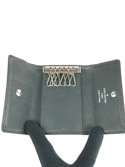 【中古品】【メンズ】 LOUIS VUITTON ルイ・ヴィトン  タイガ ミュルティクレ 6アルドワーズ M60532 6連キーケース 小物 服飾雑貨 179-240729-yk-10-tag カラー：BLACK 万代Net店