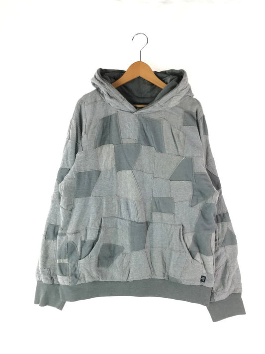 【中古品】【メンズ】 XLARGE エクストララージ  00'S XLA PATCHWORK HOODIE パッチワーク フーディー 初期タグ パーカー トップス 142-240730-yk-4-tag カラー：GREY 万代Net店