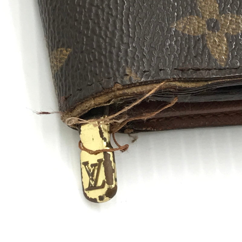 【ジャンク品】【レディース】 LOUIS VUITTON ルイ・ヴィトン モノグラム ポルトモネ ビエトレゾール M61730 二つ折り財布 179-240806-yk-2-tag カラー：モノグラム 万代Net店