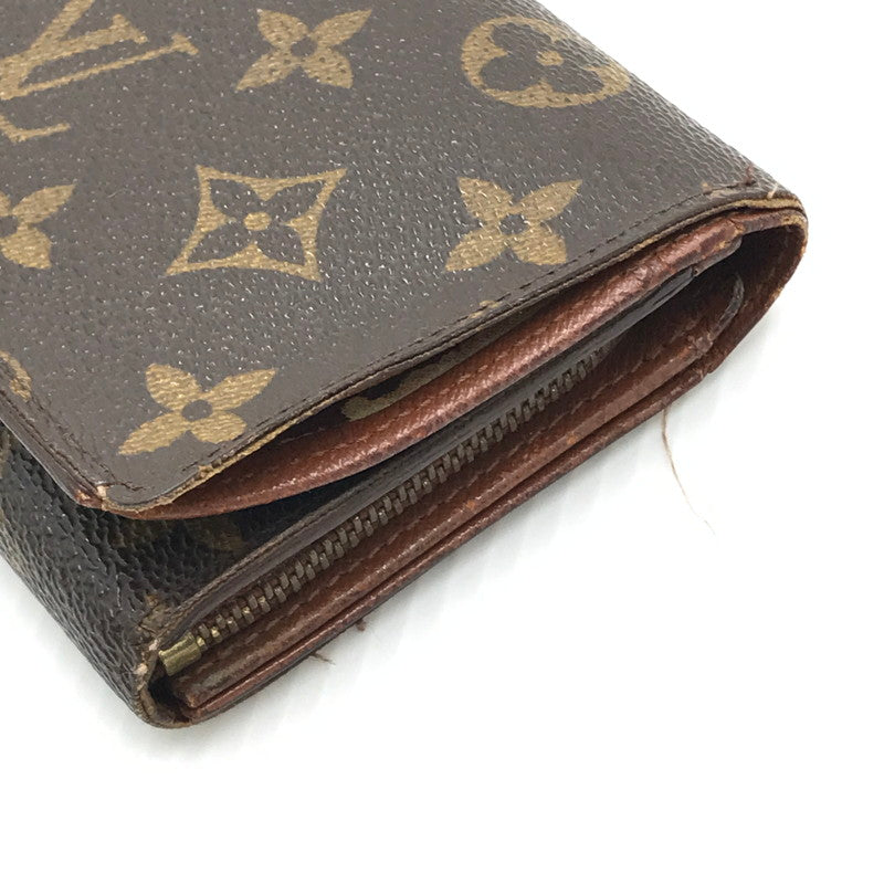 【ジャンク品】【レディース】 LOUIS VUITTON ルイ・ヴィトン モノグラム ポルトモネ ビエトレゾール M61730 二つ折り財布 179-240806-yk-2-tag カラー：モノグラム 万代Net店