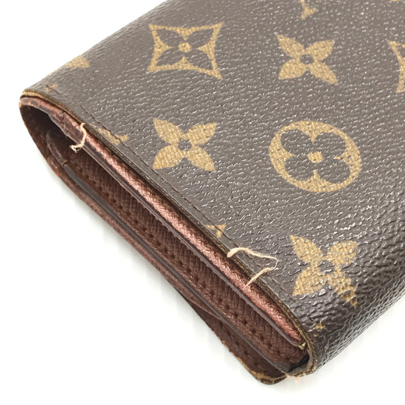 【ジャンク品】【レディース】 LOUIS VUITTON ルイ・ヴィトン モノグラム ポルトモネ ビエトレゾール M61730 二つ折り財布 179-240806-yk-2-tag カラー：モノグラム 万代Net店