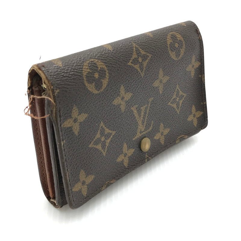 【ジャンク品】【レディース】 LOUIS VUITTON ルイ・ヴィトン モノグラム ポルトモネ ビエトレゾール M61730 二つ折り財布 179-240806-yk-2-tag カラー：モノグラム 万代Net店