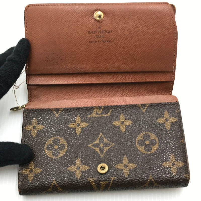 【ジャンク品】【レディース】 LOUIS VUITTON ルイ・ヴィトン モノグラム ポルトモネ ビエトレゾール M61730 二つ折り財布 179-240806-yk-2-tag カラー：モノグラム 万代Net店