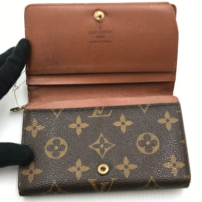 【ジャンク品】【レディース】 LOUIS VUITTON ルイ・ヴィトン モノグラム ポルトモネ ビエトレゾール M61730 二つ折り財布 179-240806-yk-2-tag カラー：モノグラム 万代Net店