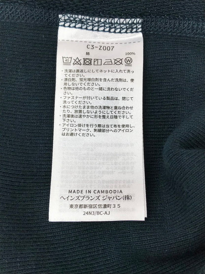 【中古美品】Champion チャンピオン C3-Z007 HALF ZIP SS SWEATSHIRT リバースウィーブ ハーフスリーブジップスウェットシャツ 半袖 トップス 147-240730-SS-9-tag サイズ：XL カラー：GREEN 万代Net店