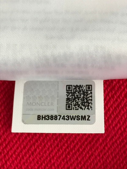 【中古品】【ボーイズ】 MONCLER モンクレール 510918431300 80065 MAGLIA GILET ノースリーブジップパーカー トップス 140-240730-SS-1-tag サイズ：S カラー：RED 万代Net店