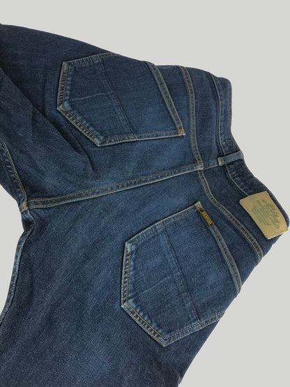 【中古品】【メンズ】  BLUCO ブルコ SLIM DENIM PANTS OL-029E スリムデニムパンツ ボトムス 156-240730-mo-16-tag サイズ：M カラー：インディゴ 万代Net店