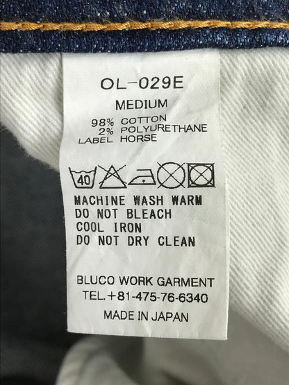 【中古品】【メンズ】  BLUCO ブルコ SLIM DENIM PANTS OL-029E スリムデニムパンツ ボトムス 156-240730-mo-16-tag サイズ：M カラー：インディゴ 万代Net店