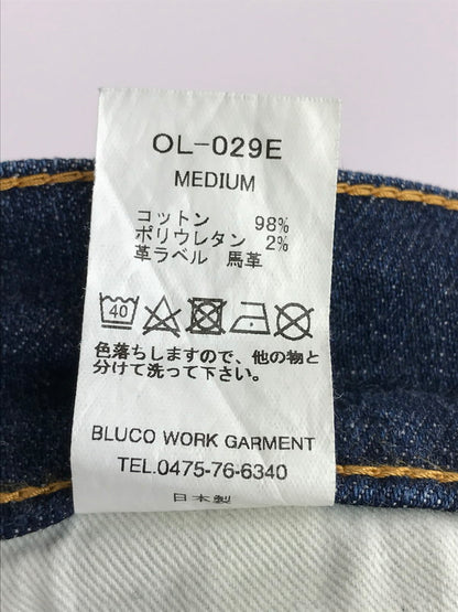 【中古品】【メンズ】  BLUCO ブルコ SLIM DENIM PANTS OL-029E スリムデニムパンツ ボトムス 156-240730-mo-16-tag サイズ：M カラー：インディゴ 万代Net店