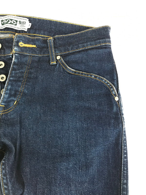 【中古品】【メンズ】  BLUCO ブルコ SLIM DENIM PANTS OL-029E スリムデニムパンツ ボトムス 156-240730-mo-16-tag サイズ：M カラー：インディゴ 万代Net店