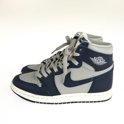 【中古品】【レディース】 NIKE ナイキ AIR JORDAN 1 HIGH 85 BQ4422-400 エア ジョーダン 1 ハイ 85 スニーカー 靴 166-240731-mo-1-tag サイズ：23cm カラー：COLLEGE NAVY/SUMMIT WHITE 万代Net店