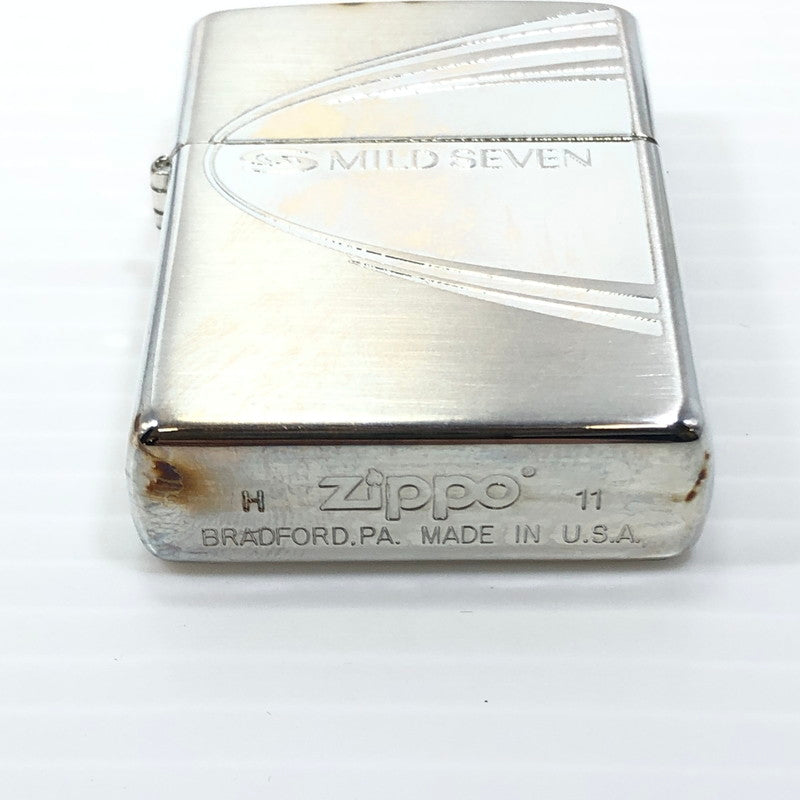 【中古品】【メンズ】 ZIPPO ジッポ 11年製 MILD SEVEN マイルドセブン オイルライター アクセサリー 喫煙具 206-250119-hi-08-tag カラー：シルバー 万代Net店