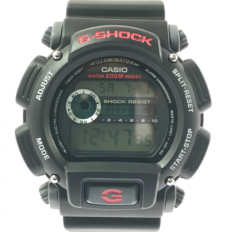 【中古美品】【メンズ】 G-SHOCK ジーショック DIGITAL DW-9052-1VDR デジタル クォーツ 腕時計 196-260620-na-12-tagh カラー：ブラック 万代Net店