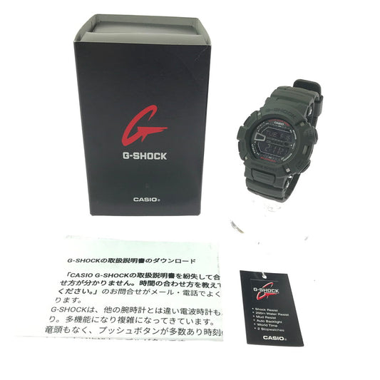 【中古美品】【メンズ】 G-SHOCK ジーショック MUDMAN G-9000-3VDR マッドマン クォーツ 腕時計 196-260620-na-18-tagh カラー：カーキ 万代Net店