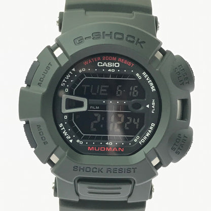 【中古美品】【メンズ】 G-SHOCK ジーショック MUDMAN G-9000-3VDR マッドマン クォーツ 腕時計 196-260620-na-18-tagh カラー：カーキ 万代Net店