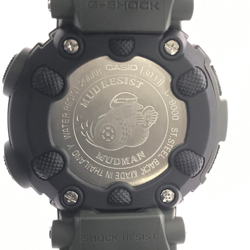 【中古美品】【メンズ】 G-SHOCK ジーショック MUDMAN G-9000-3VDR マッドマン クォーツ 腕時計 196-260620-na-18-tagh カラー：カーキ 万代Net店