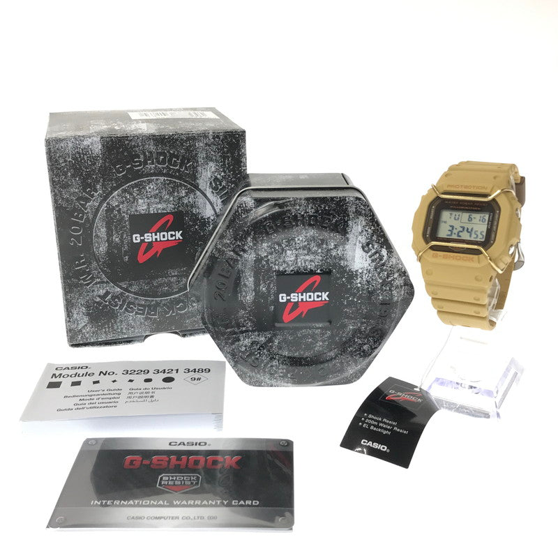 【中古美品】【メンズ】 G-SHOCK ジーショック 5600 SERIES DW-5600PT-5 デジタル クォーツ 腕時計 アクセサリー 196-260620-rt-01-tagh カラー：ベージュ 万代Net店