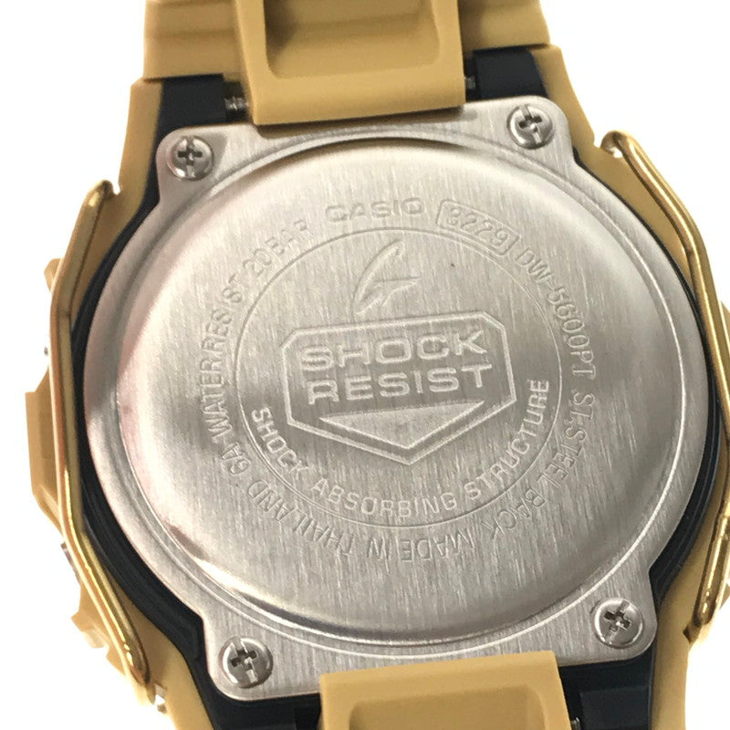 【中古美品】【メンズ】 G-SHOCK ジーショック 5600 SERIES DW-5600PT-5 デジタル クォーツ 腕時計 アクセサリー 196-260620-rt-01-tagh カラー：ベージュ 万代Net店