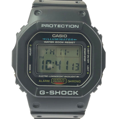 【中古美品】【メンズ】 G-SHOCK ジーショック 5600 SERIES DW-5600E-1 デジタル クォーツ 腕時計 196-260620-ty-01-tagh カラー：ブラック 万代Net店