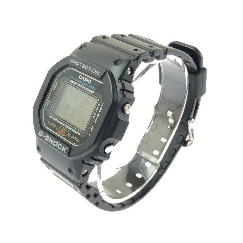 【中古美品】【メンズ】 G-SHOCK ジーショック 5600 SERIES DW-5600E-1 デジタル クォーツ 腕時計 196-260620-ty-01-tagh カラー：ブラック 万代Net店