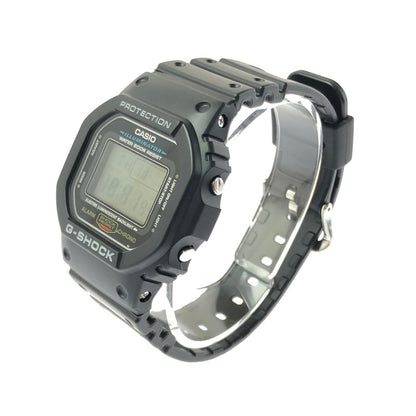 【中古美品】【メンズ】 G-SHOCK ジーショック 5600 SERIES DW-5600E-1 デジタル クォーツ 腕時計 196-260620-ty-01-tagh カラー：ブラック 万代Net店