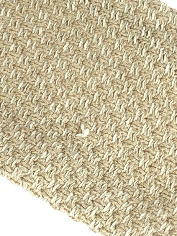 【中古品】【メンズ】 AKA EDDIE BAUER エディーバウアー HENLEY NECK LINEN KNIT ヘンリーネック リネンニット トップス 146-240806-mo-6-tag サイズ：Ⅼ カラー：ベージュ 万代Net店