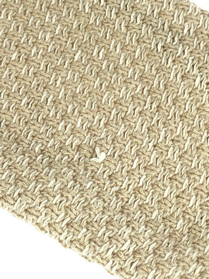 【中古品】【メンズ】 AKA EDDIE BAUER エディーバウアー HENLEY NECK LINEN KNIT ヘンリーネック リネンニット トップス 146-240806-mo-6-tag サイズ：Ⅼ カラー：ベージュ 万代Net店