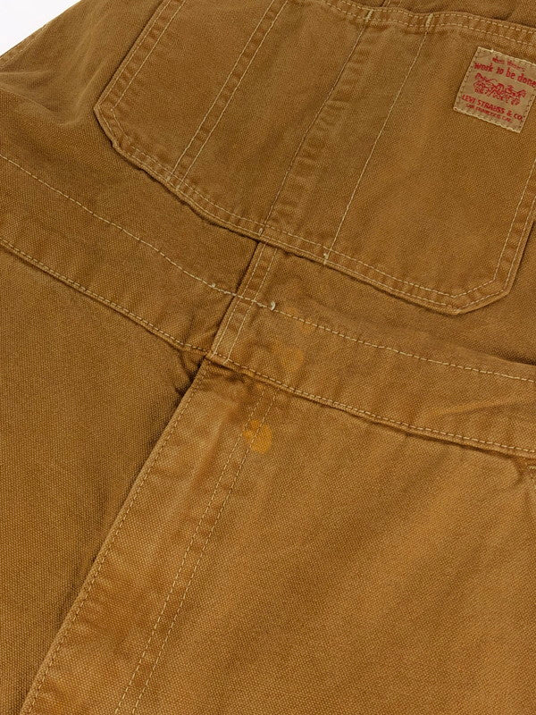 【中古品】【メンズ】 Levi's リーバイス OVERALL 79107-0012 オーバーオール ボトムス  158-240807-mo-10-tag サイズ：M カラー：ブラウン 万代Net店