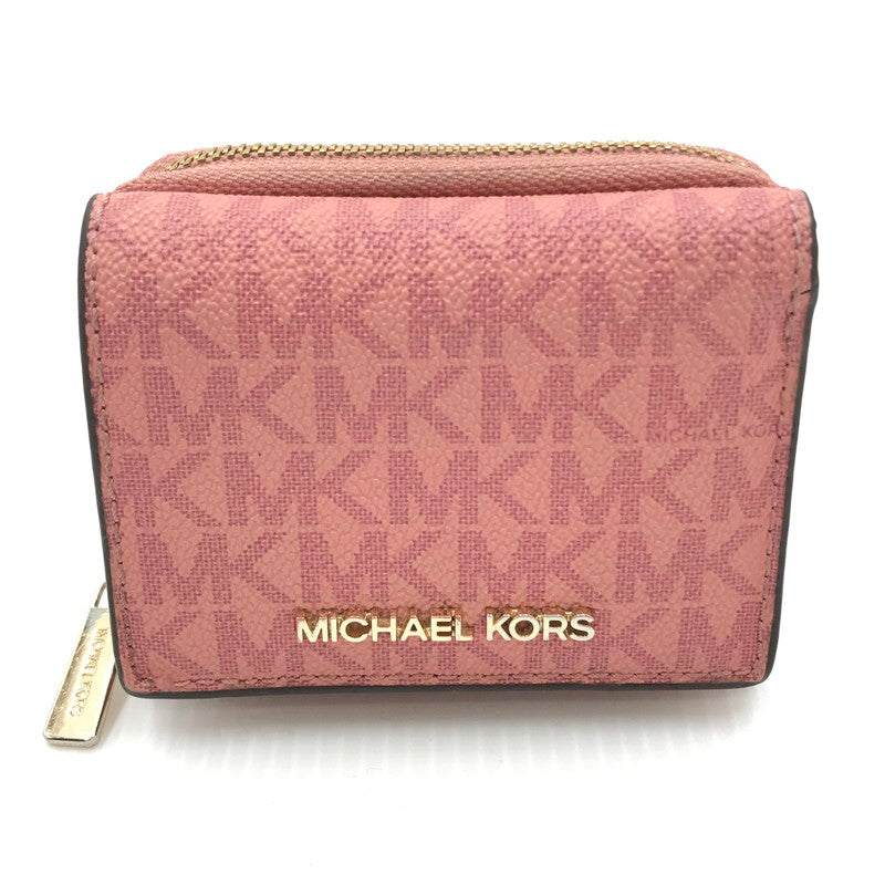 【中古品】【レディース】 Michael Kors マイケルコース  コンパクトウォレット 35H9GTVZ5B 三つ折り財布 181-240806-yk-4-tag カラー：PINK 万代Net店