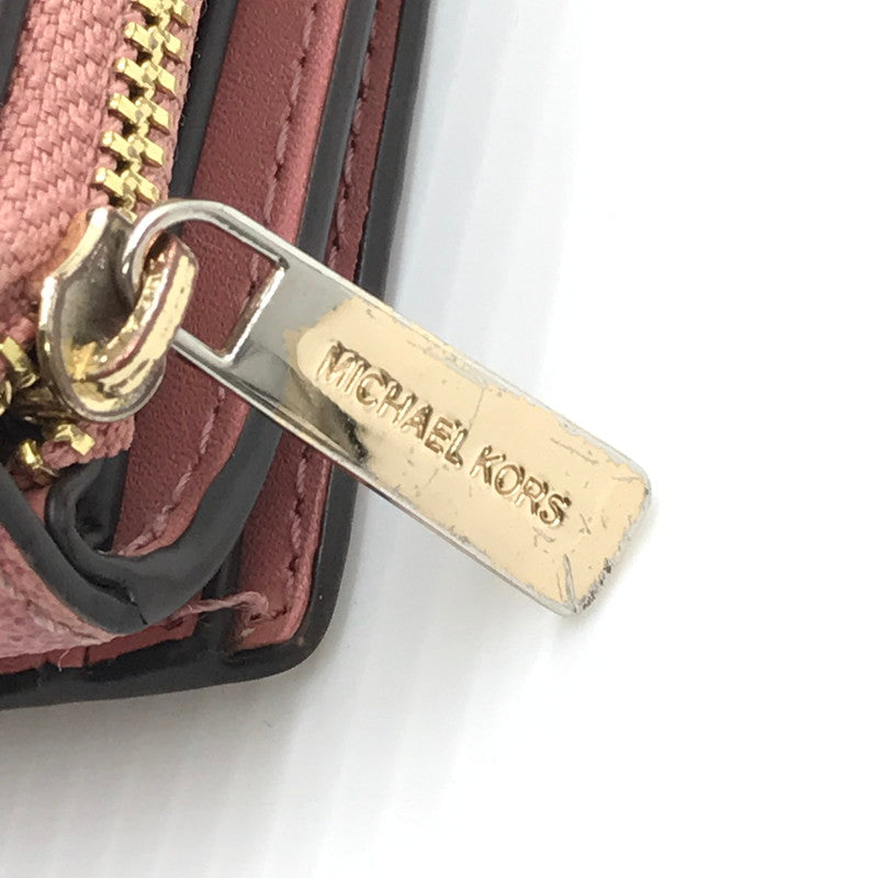 【中古品】【レディース】 Michael Kors マイケルコース  コンパクトウォレット 35H9GTVZ5B 三つ折り財布 181-240806-yk-4-tag カラー：PINK 万代Net店