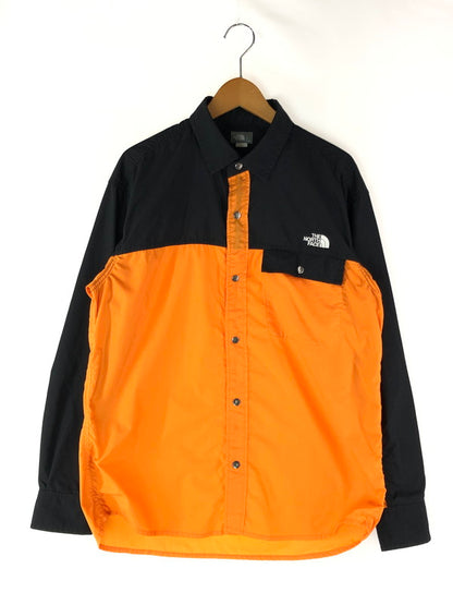 【中古品】【メンズ】 THE NORTH FACE ザ・ノースフェイス L/S NUPTSE SHIRT NR11961 ロングスリーブ ヌプシシャツ 長袖 トップス 144-240806-mo-4-tag サイズ：Ⅼ カラー：オレンジ 万代Net店