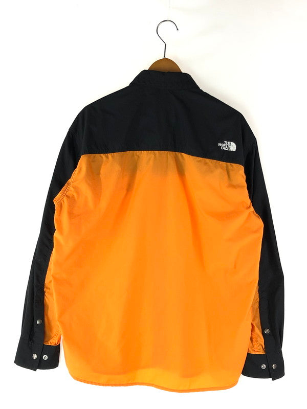 【中古品】【メンズ】 THE NORTH FACE ザ・ノースフェイス L/S NUPTSE SHIRT NR11961 ロングスリーブ ヌプシシャツ 長袖 トップス 144-240806-mo-4-tag サイズ：Ⅼ カラー：オレンジ 万代Net店