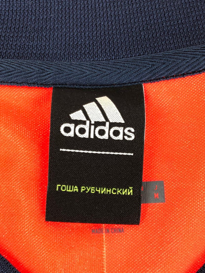 【中古品】【メンズ】  GOSHA RUBCHINSKIY ゴーシャラブチンスキー× ADIDAS アディダス 別注 コラボ GAME SHIRTゲームシャツ 半袖 トップス  サッカーシャツ 141-240806-mo-1-tag サイズ：S カラー：レッド 万代Net店