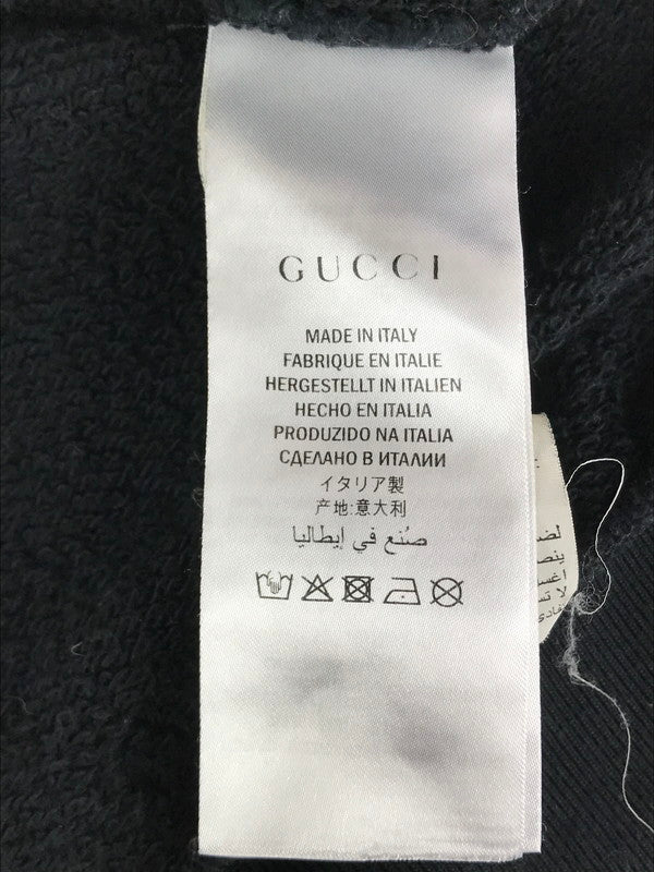 【中古品】【メンズ】 GUCCI グッチ 475374 XJAPA RAINBOW LOGO HOODIE レインボーロゴフーディー パーカー トップス 141-240809-ki-1-tag サイズ：XS カラー：ブラック系 万代Net店