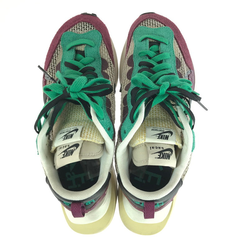 【中古品】【メンズ】 NIKE ナイキ × SACAI サカイ VAPORWAFFLE GREEN DD3035-200 ベイパーワッフル スニーカー 靴 160-240808-hi-5-tag サイズ：26.5cm US 8.5 カラー：STRING/BLACK-VILLAIN RED 万代Net店