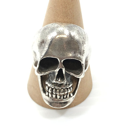 【中古品】【メンズ】  USED SV925 SKULL RING シルバー925 スカルリング 指輪 アクセサリー 193-250119-hi-09-tag カラー：シルバー 24号 万代Net店