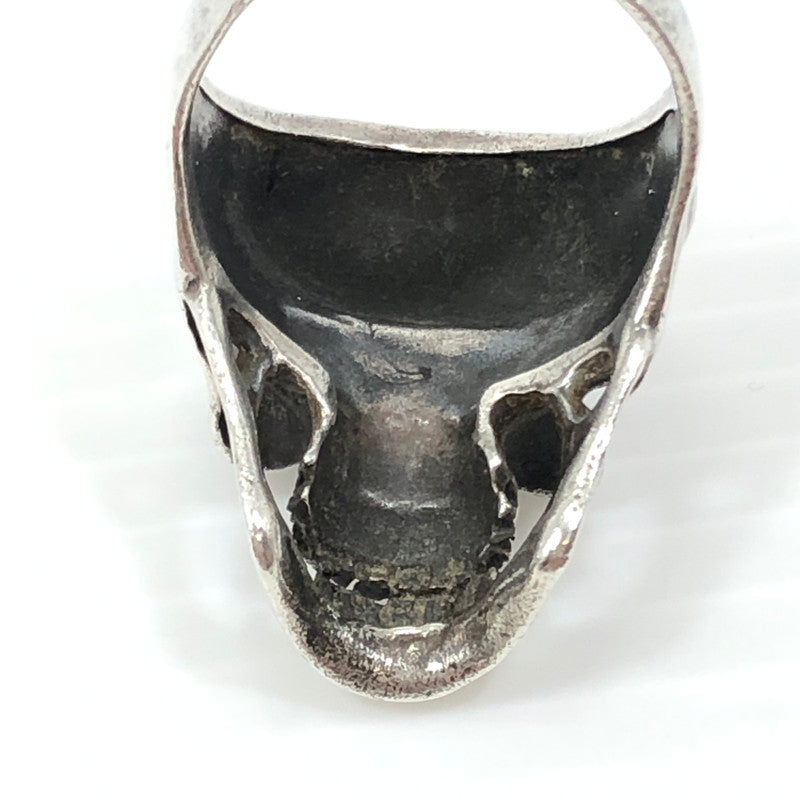 【中古品】【メンズ】  USED SV925 SKULL RING シルバー925 スカルリング 指輪 アクセサリー 193-250119-hi-09-tag カラー：シルバー 24号 万代Net店