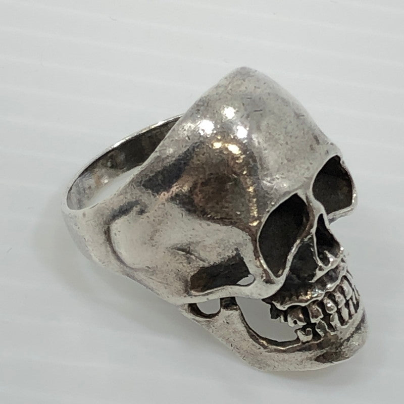 【中古品】【メンズ】  USED SV925 SKULL RING シルバー925 スカルリング 指輪 アクセサリー 193-250119-hi-09-tag カラー：シルバー 24号 万代Net店