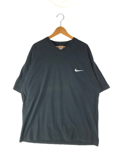 【中古品】【メンズ】 NIKE ナイキ COTTON PULLOVER TEE コットン プルオーバー Tシャツ 半袖Tシャツ 00’S 146-240817-na-8-tag サイズ：XL カラー：ブラック 万代Net店