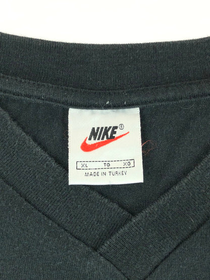 【中古品】【メンズ】 NIKE ナイキ COTTON PULLOVER TEE コットン プルオーバー Tシャツ 半袖Tシャツ 00’S 146-240817-na-8-tag サイズ：XL カラー：ブラック 万代Net店