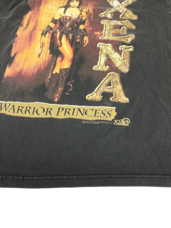 【中古品】【メンズ】  CHAMP チャンプ XENA WARRIOR PRINCESS ジーナ ウォリアー プリンセス SS TEE Tシャツ 半袖Tシャツ 146-240817-na-7-tag サイズ：L カラー：チャコールグレー 万代Net店