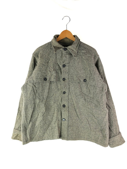 【中古品】【メンズ】 Eddie Bauer エディー・バウアー WOOL JACKET ウールジャケット 80S ライトアウター 144-240817-na-10-tag サイズ：XL カラー：グレー系 万代Net店