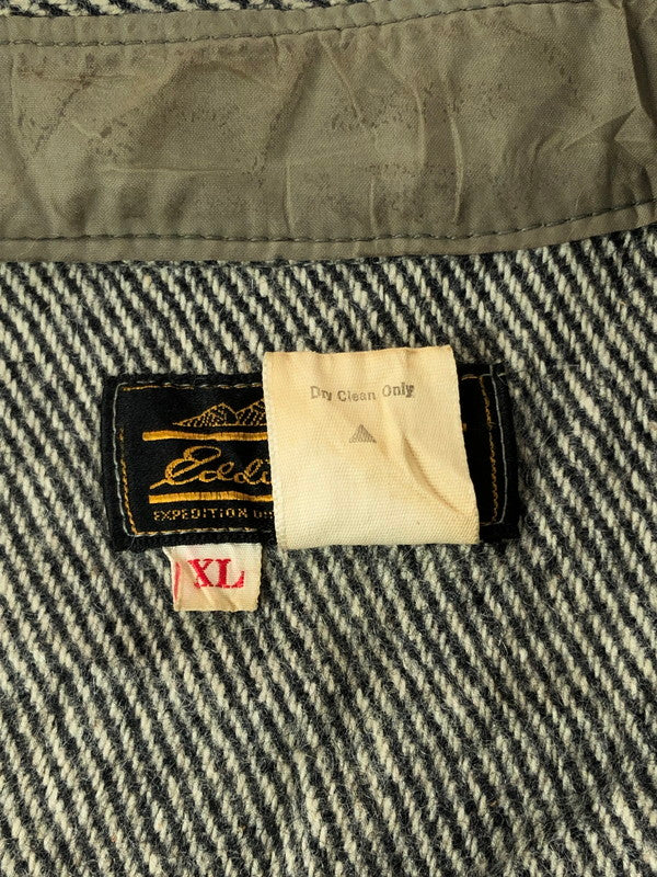 【中古品】【メンズ】 Eddie Bauer エディー・バウアー WOOL JACKET ウールジャケット 80S ライトアウター 144-240817-na-10-tag サイズ：XL カラー：グレー系 万代Net店